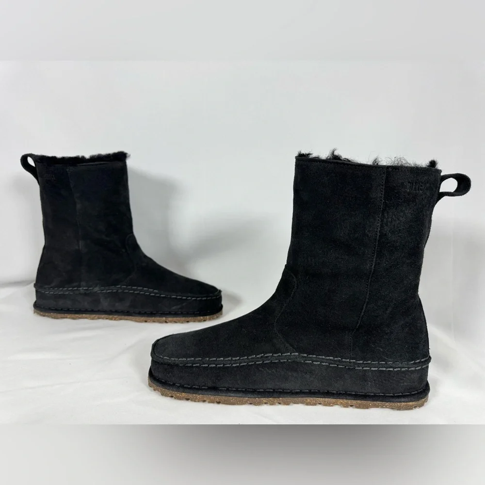 Birkenstock Lahti Boots Black Size 39 Women’s 8/8.5 - Picture 6 of 11